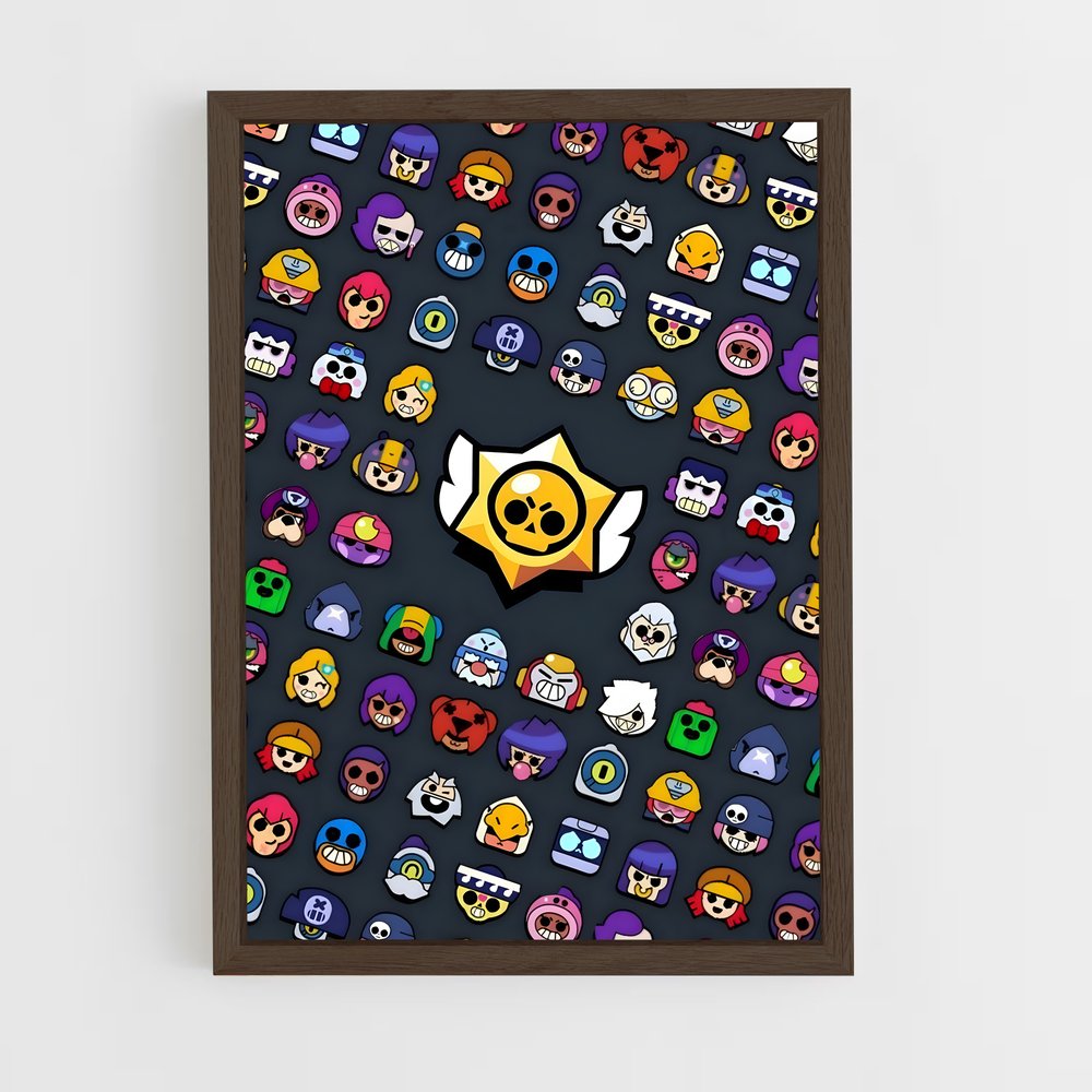 Poster Brawl Star Logo (vue 5)