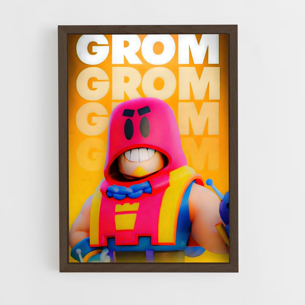 Poster Grom – affiche Brawl Star (vue 5)