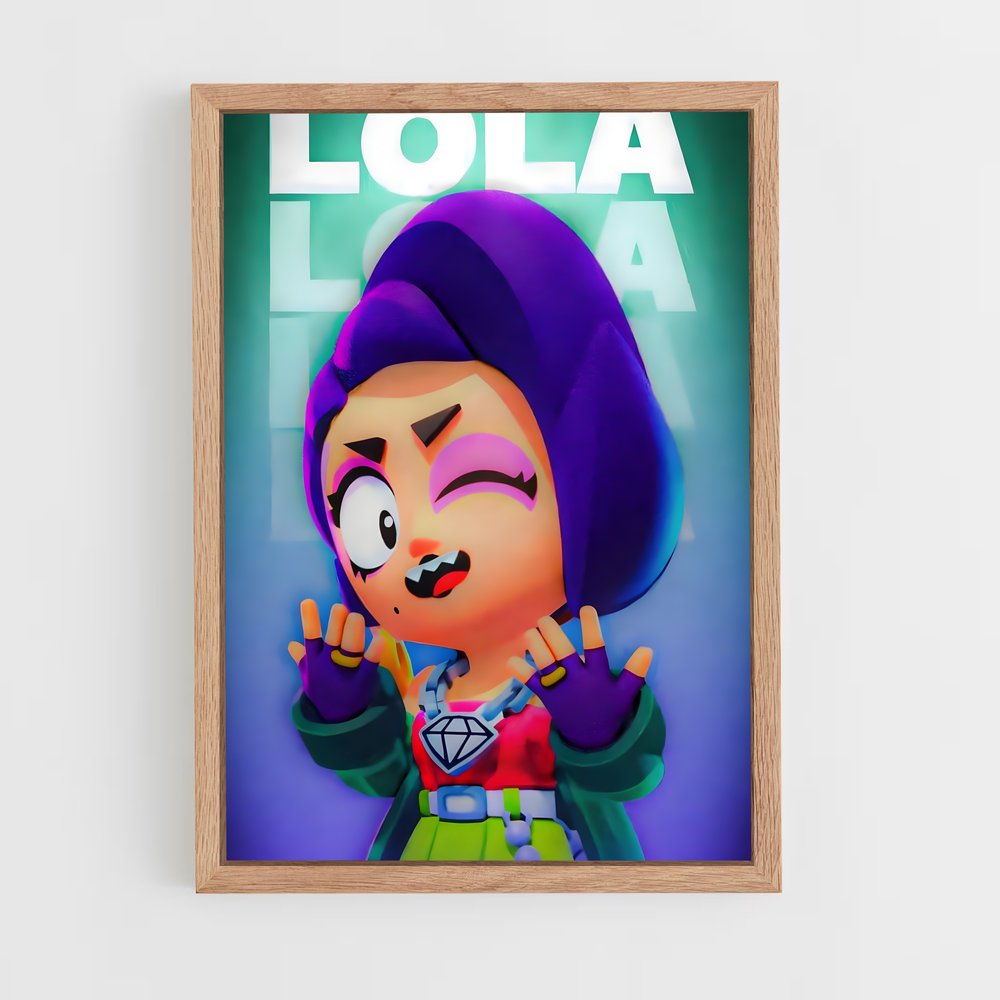 Poster Lola – affiche Brawl Star (vue 4)