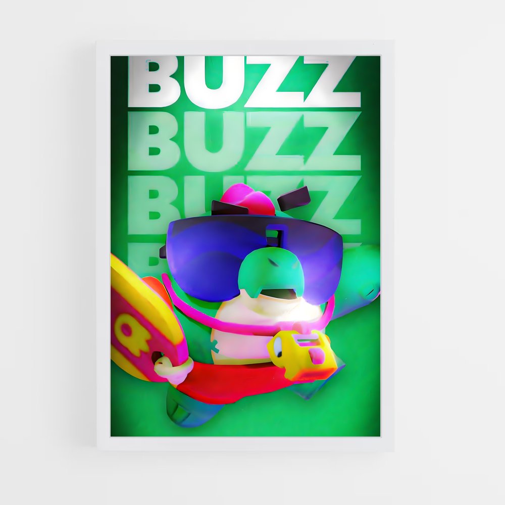 Poster Buzz – affiche Brawl Star (vue 3)
