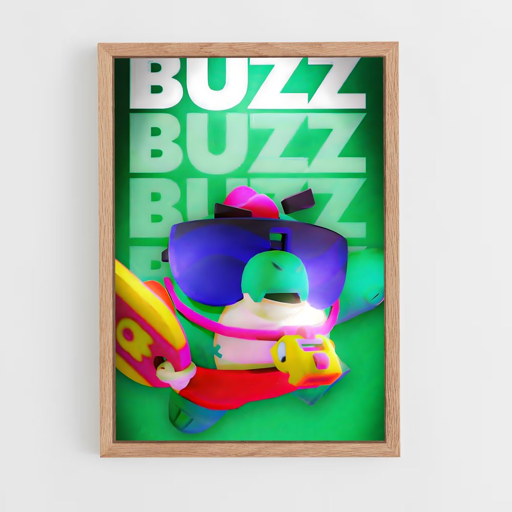 Poster Buzz – affiche Brawl Star (vue 4)