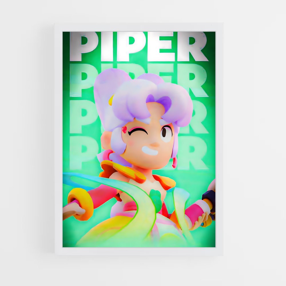 Poster Piper – affiche Brawl Star (vue 3)