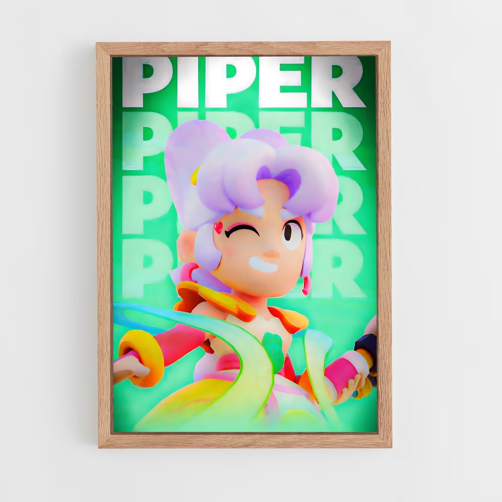Poster Piper – affiche Brawl Star (vue 4)