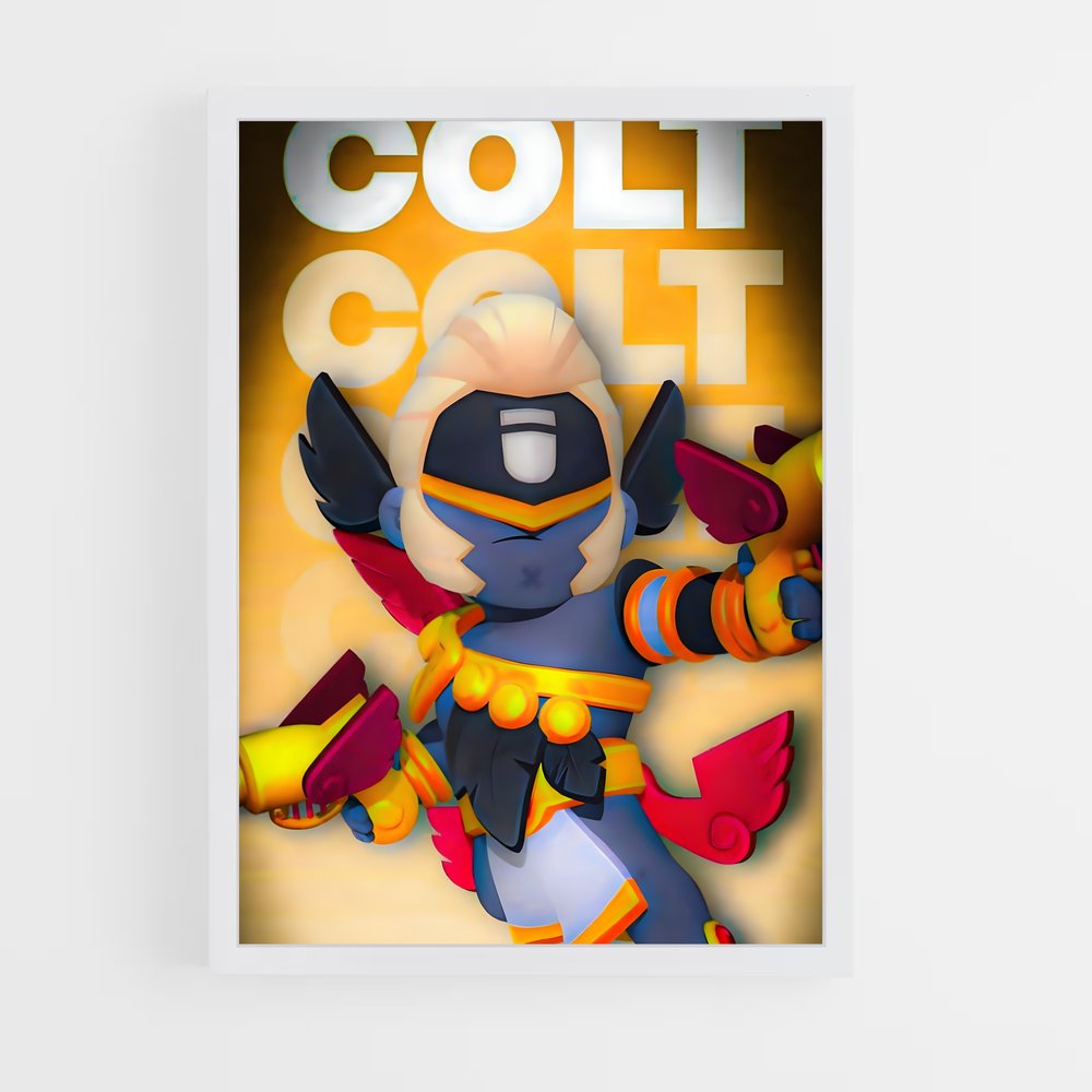 Poster Colt – affiche Brawl Star (vue 3)