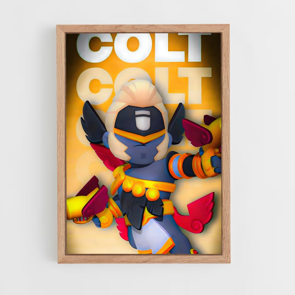 Poster Colt – affiche Brawl Star (vue 4)