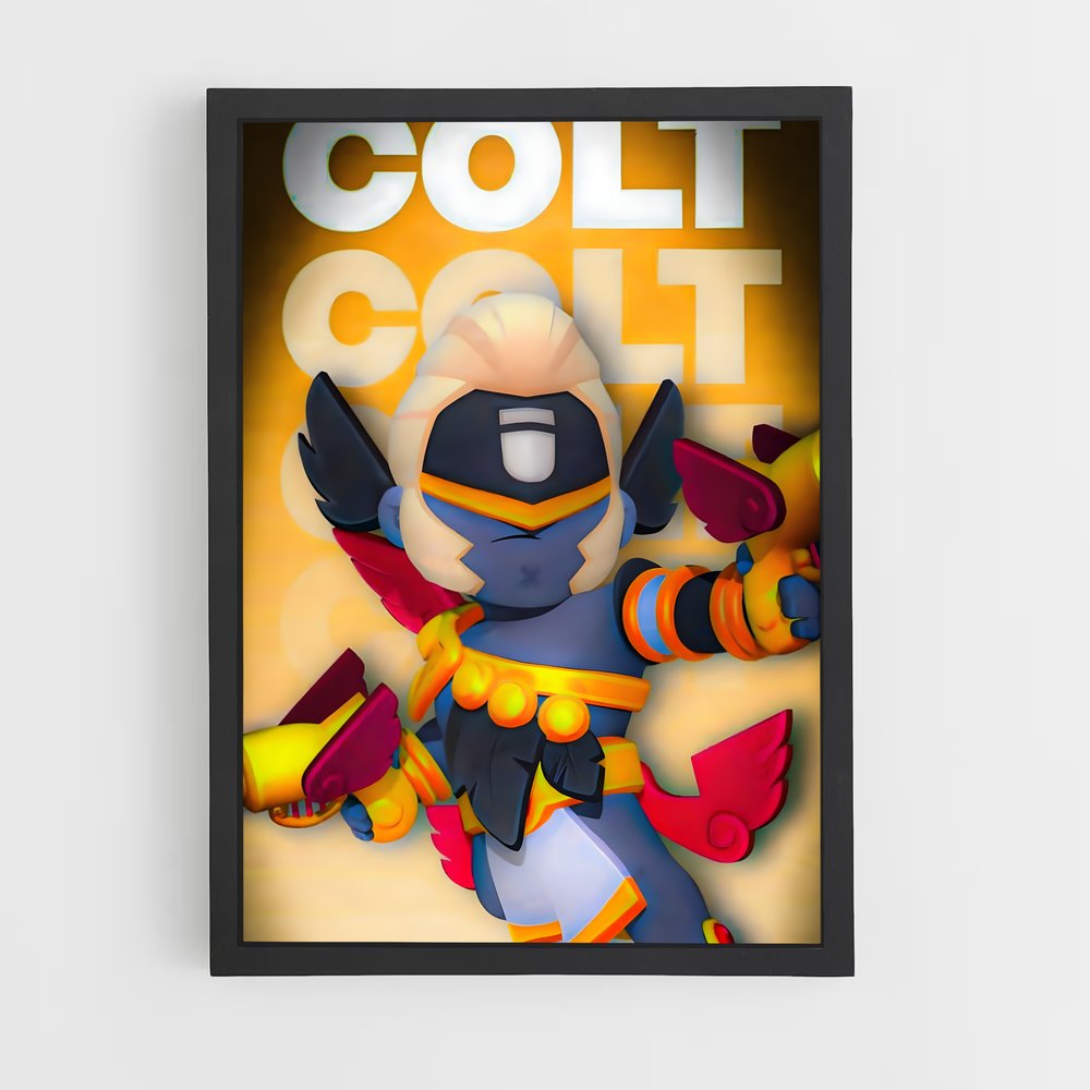 Poster Colt – affiche Brawl Star (vue 2)