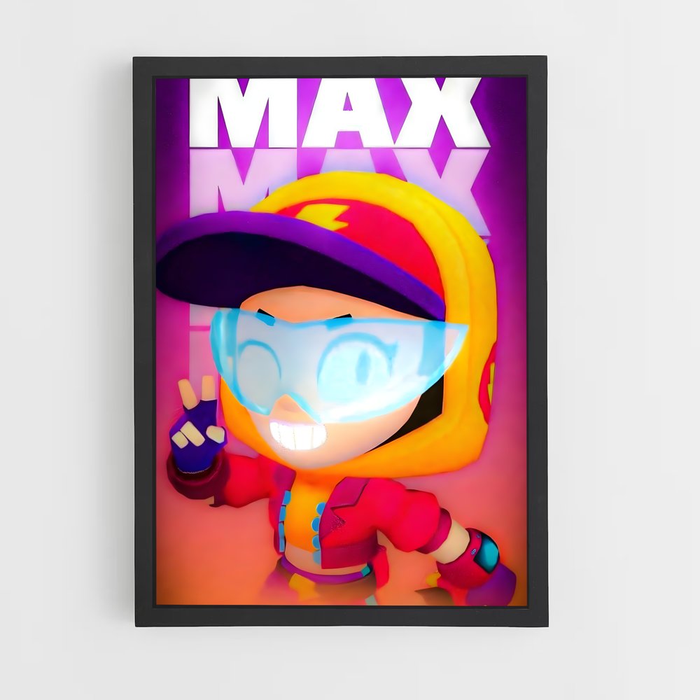 Poster Max – affiche Brawl Star (vue 2)