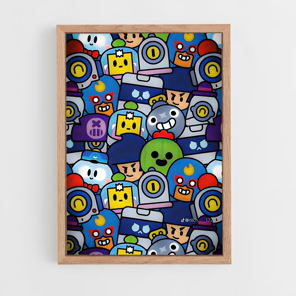 Poster Emoji Brawl Stars (vue 4)