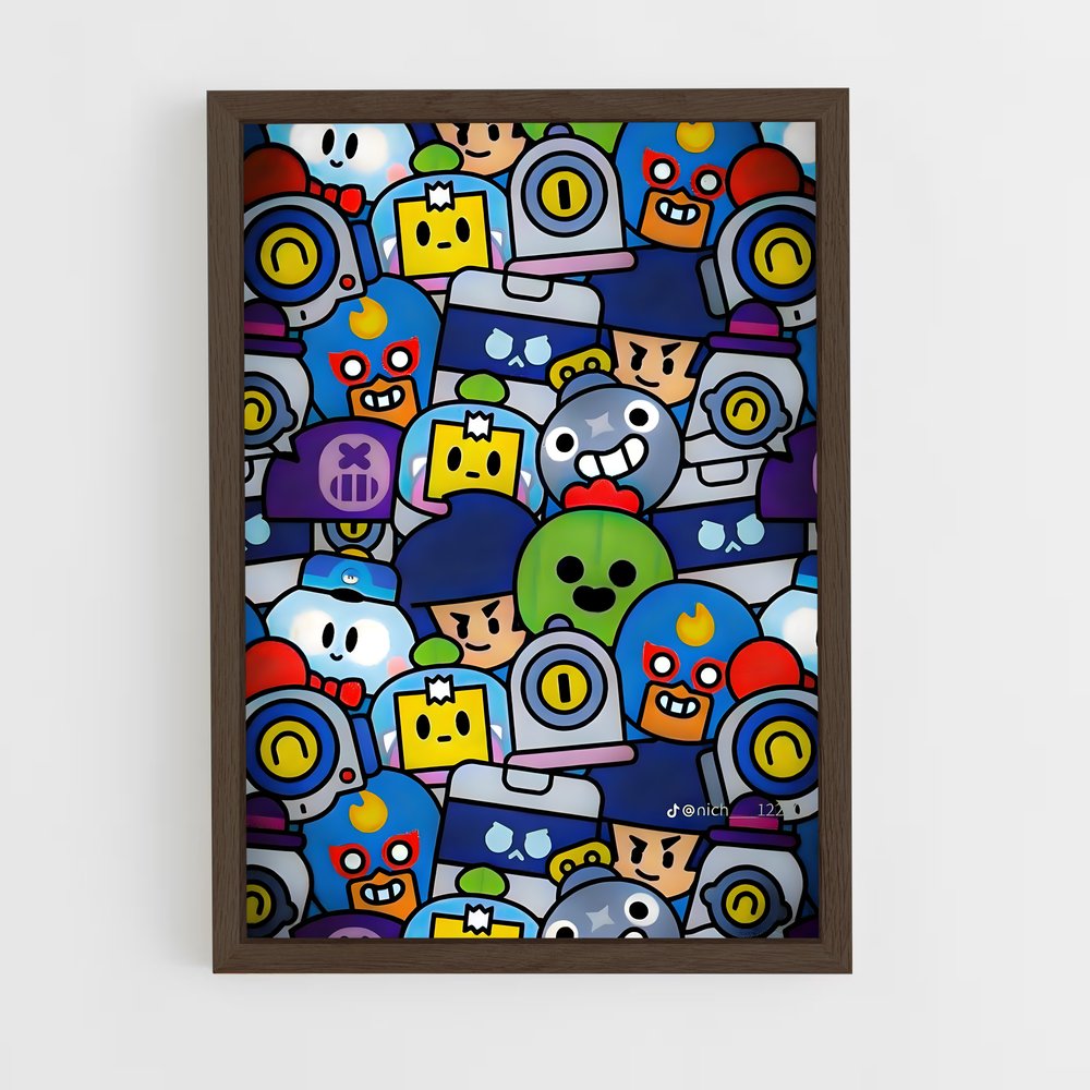 Poster Emoji Brawl Stars (vue 5)