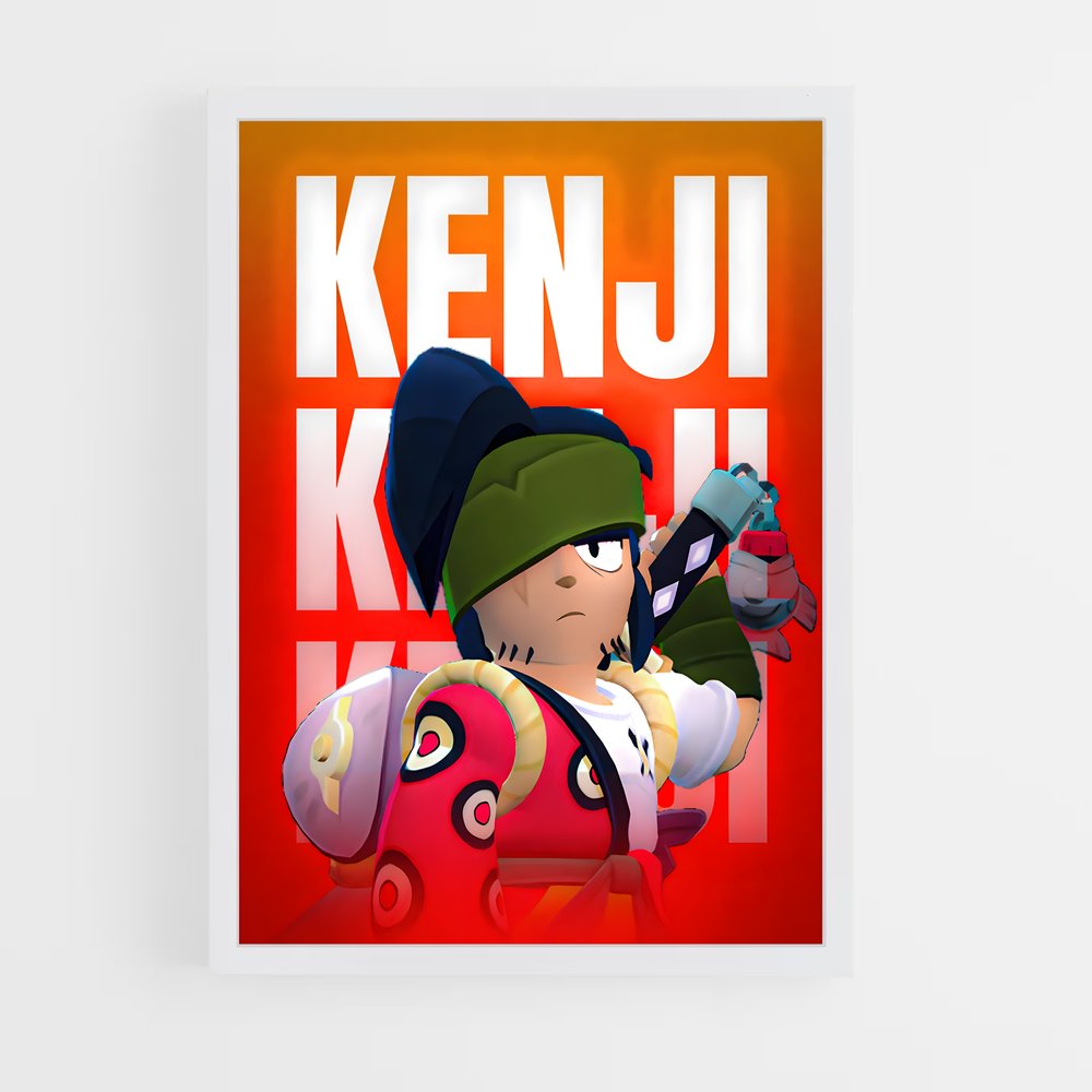 Poster Kenji – affiche Brawl Star (vue 3)