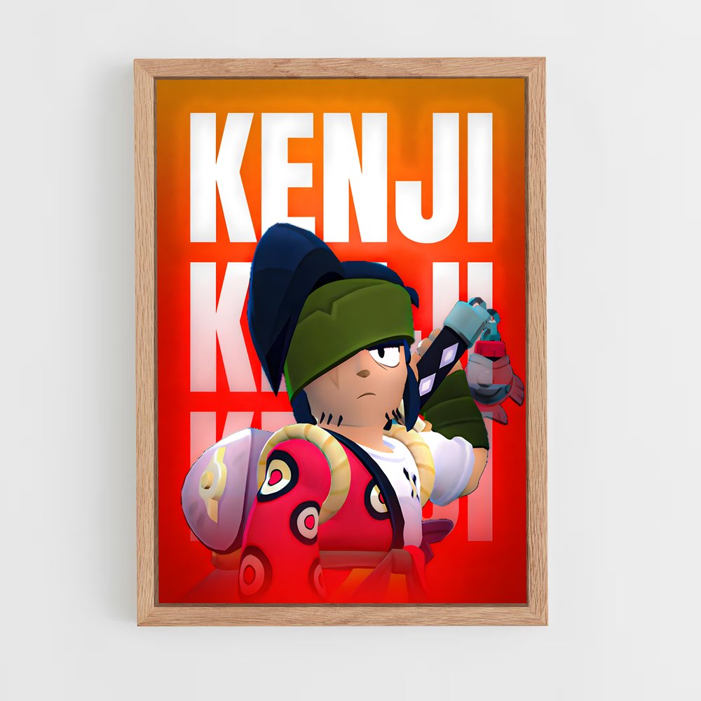Poster Kenji – affiche Brawl Star (vue 4)