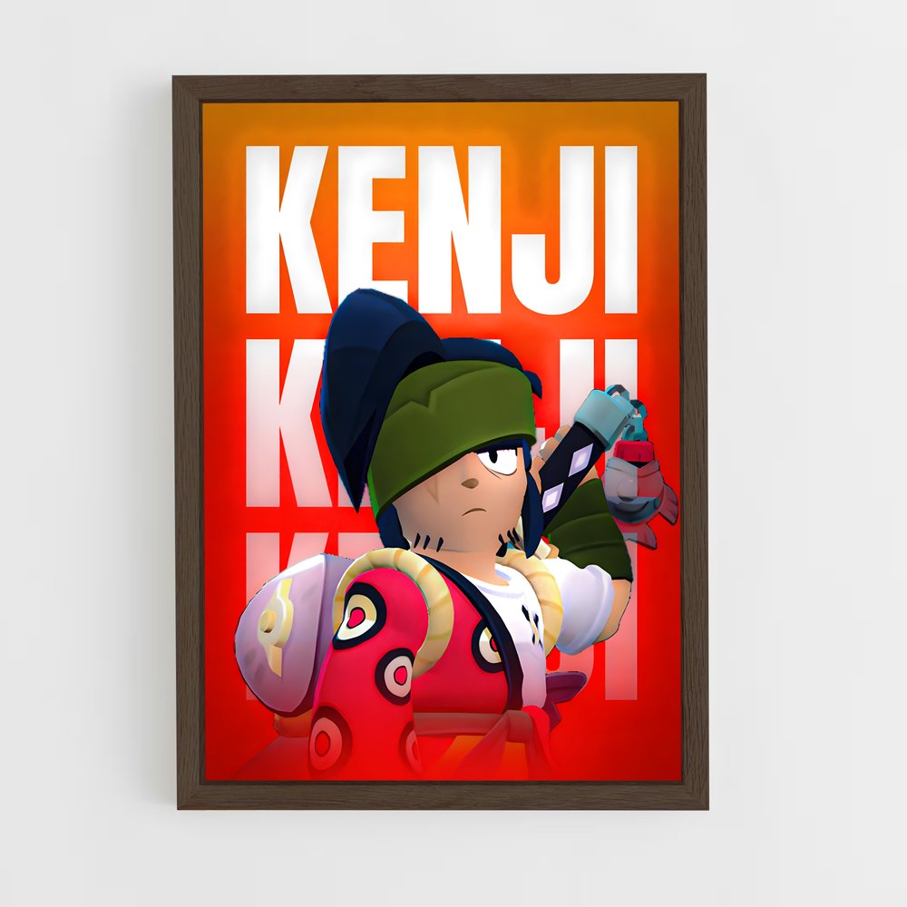 Poster Kenji – affiche Brawl Star (vue 5)