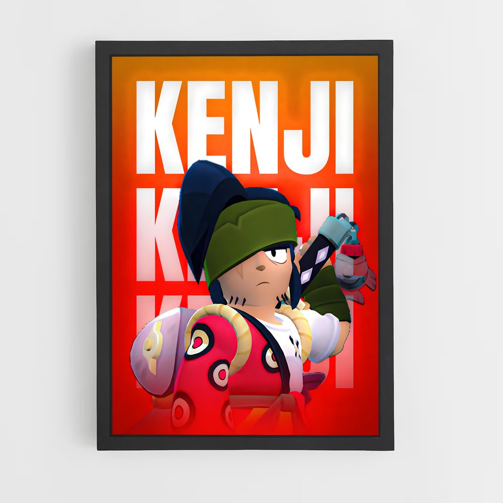 Poster Kenji – affiche Brawl Star (vue 2)