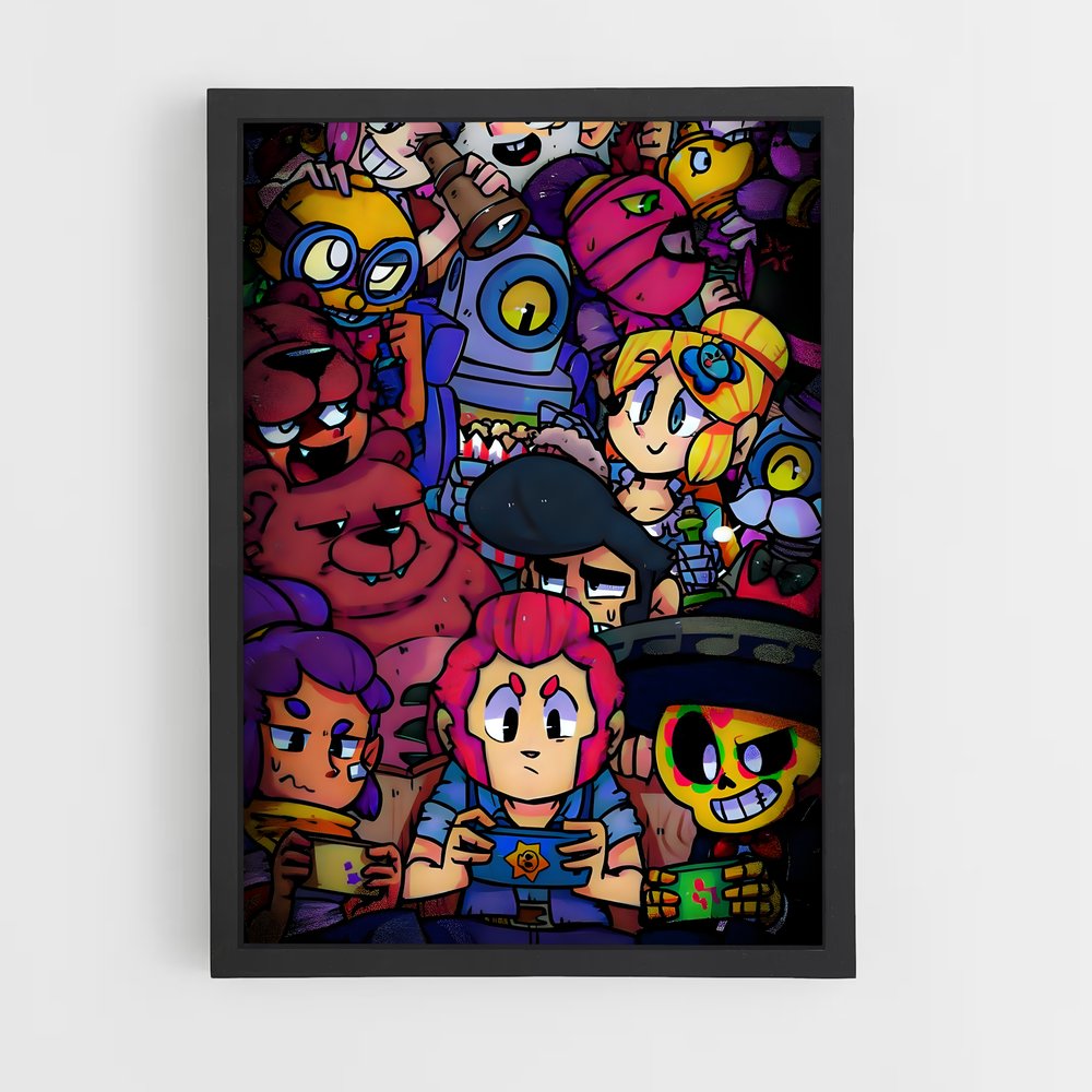 Poster Dessin Brawl Stars (vue 2)