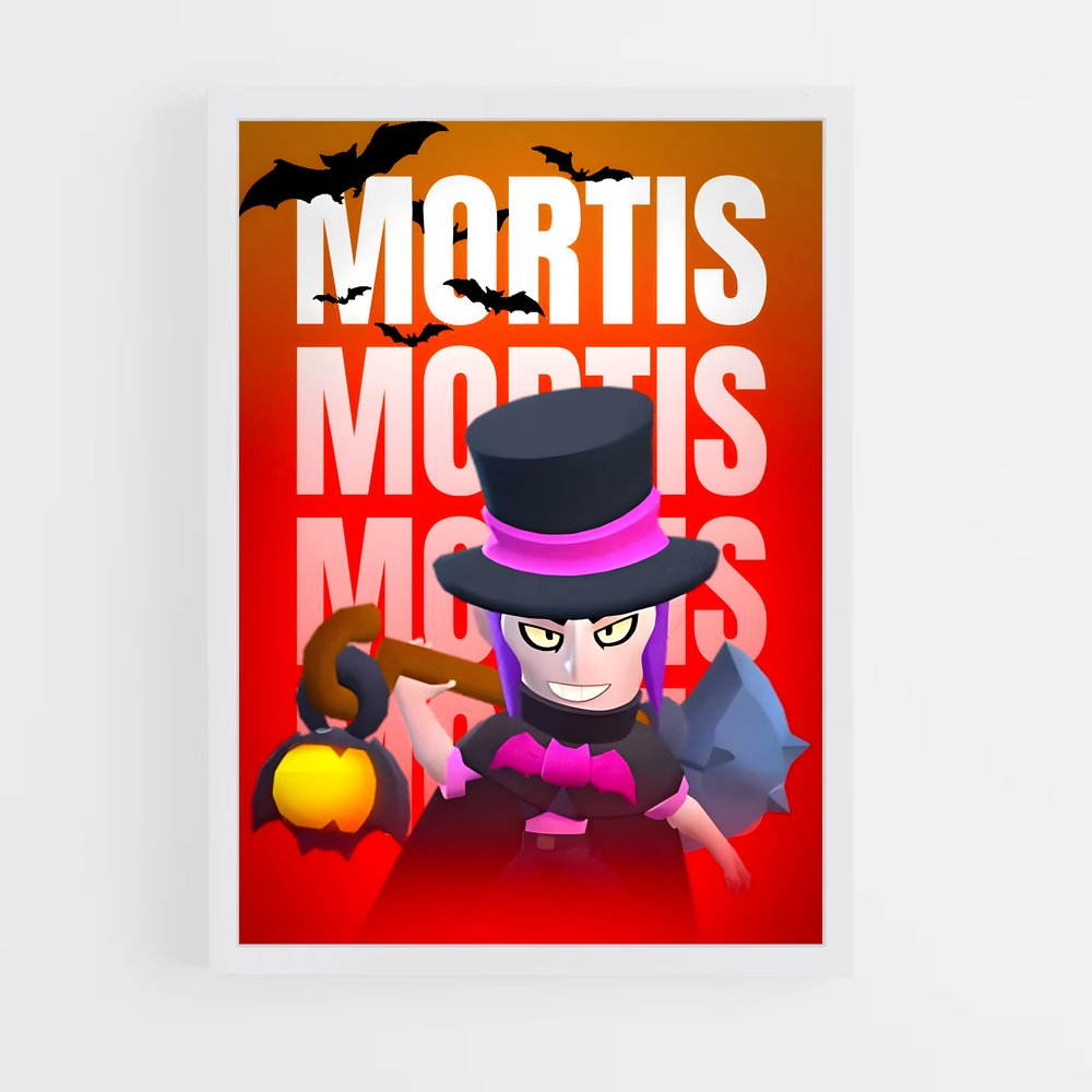Poster Mortis – affiche Brawl Star (vue 3)