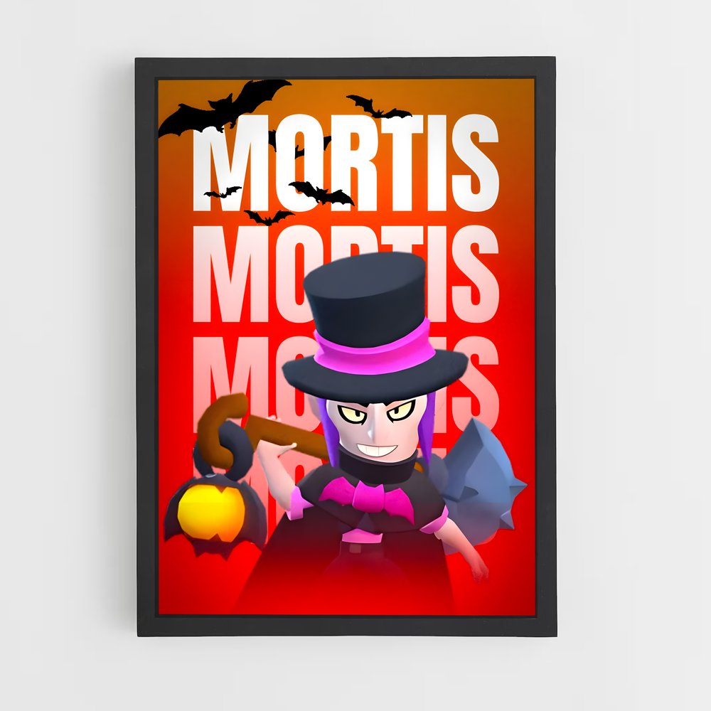 Poster Mortis – affiche Brawl Star (vue 2)