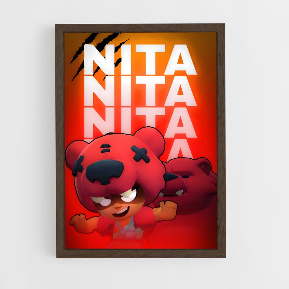 Poster Nita – affiche Brawl Star (vue 5)