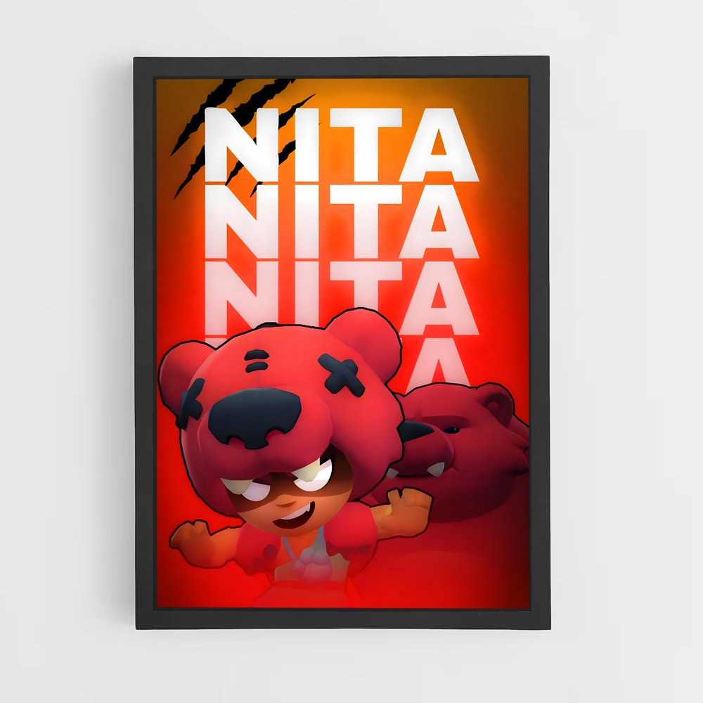 Poster Nita – affiche Brawl Star (vue 2)