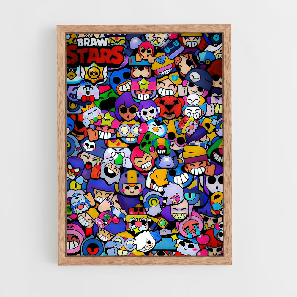 Poster Collage Brawl Stars (vue 4)