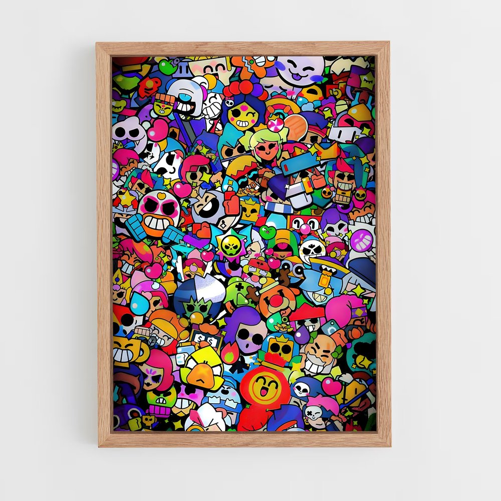 Poster Brawl Stars Emote (vue 4)