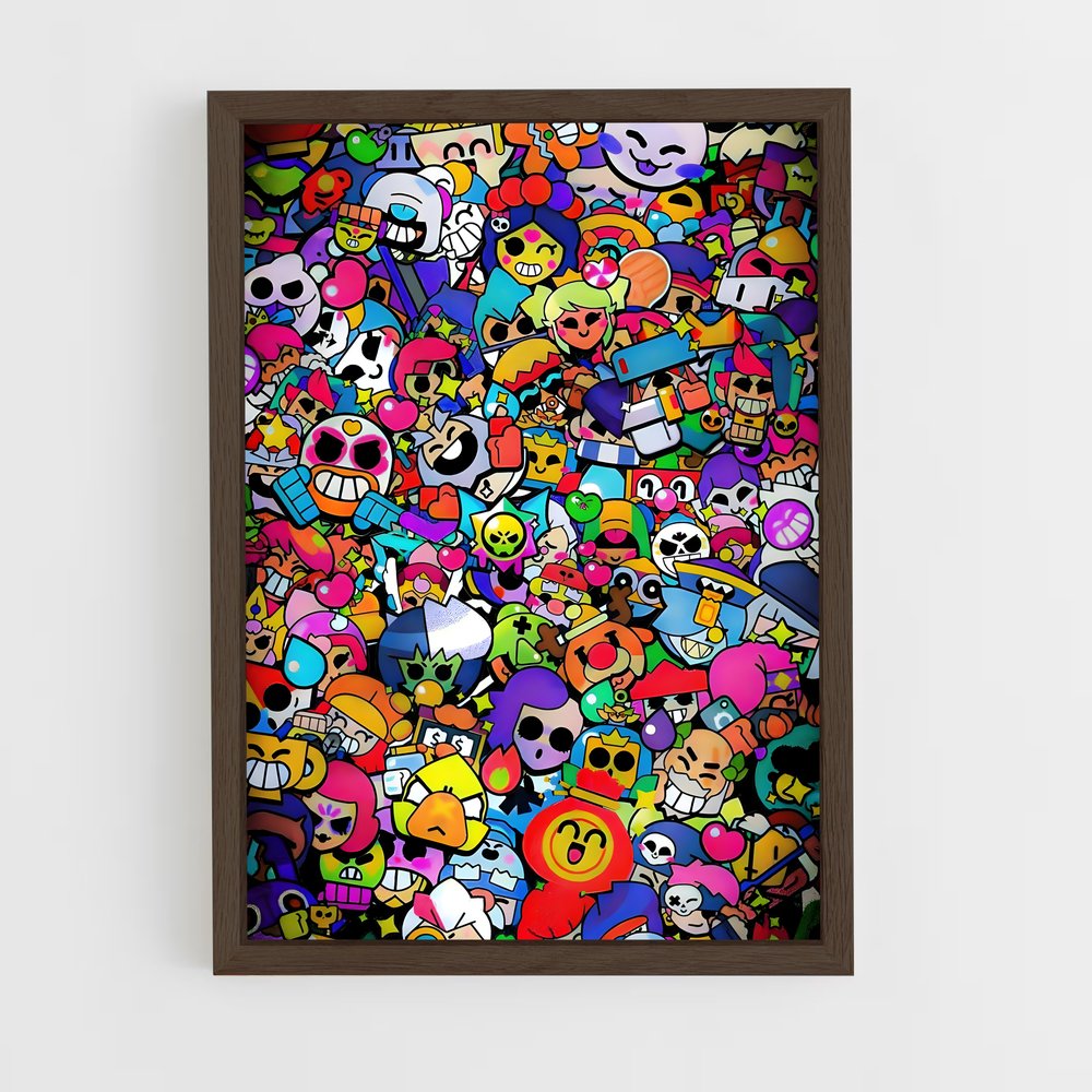 Poster Brawl Stars Emote (vue 5)