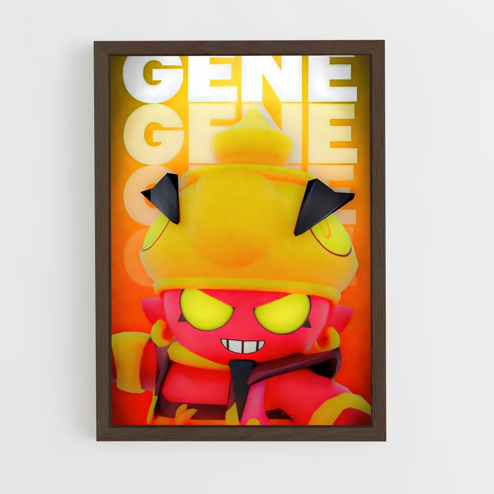 Poster Gene – affiche Brawl Star (vue 5)