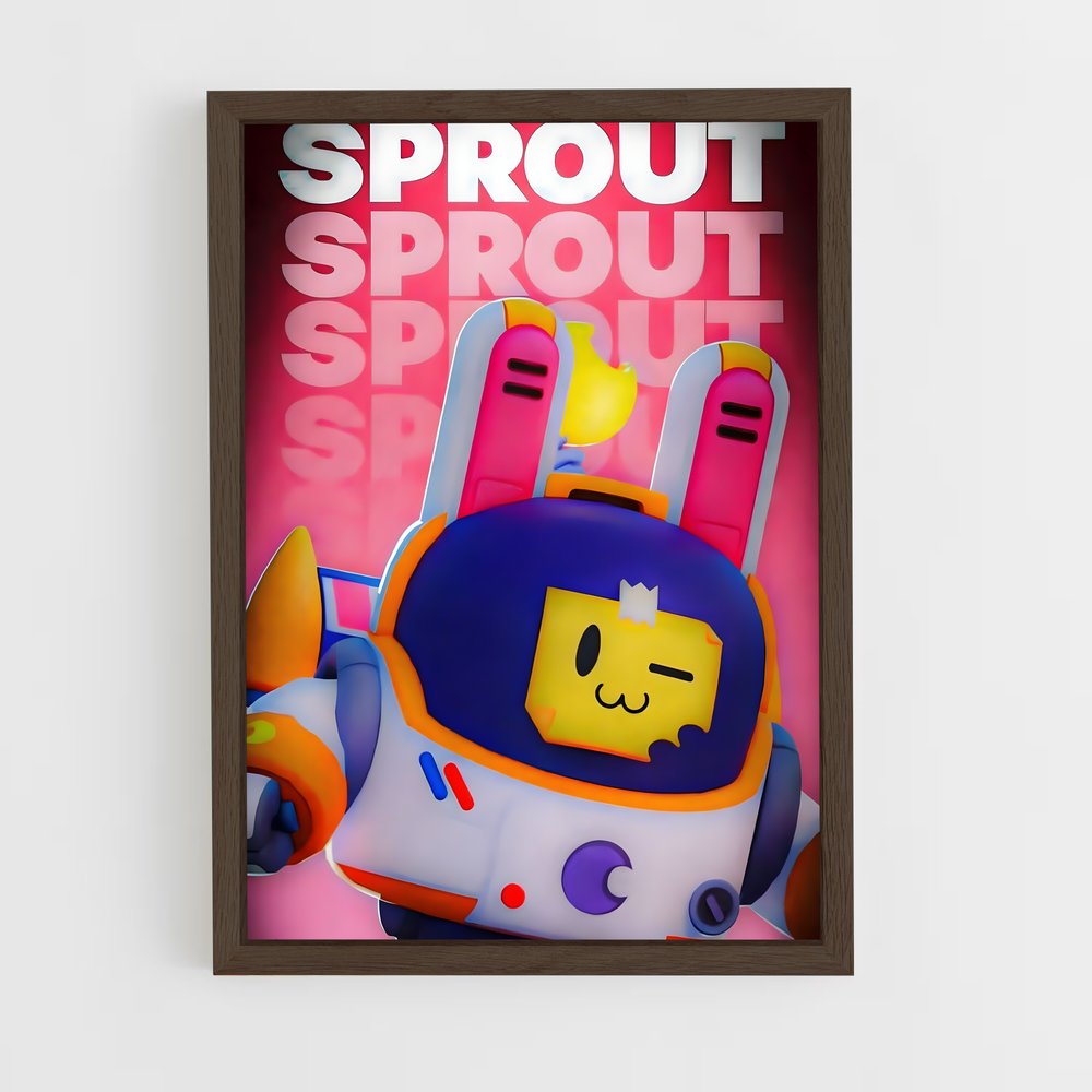 Poster Sprout – affiche Brawl Star (vue 5)