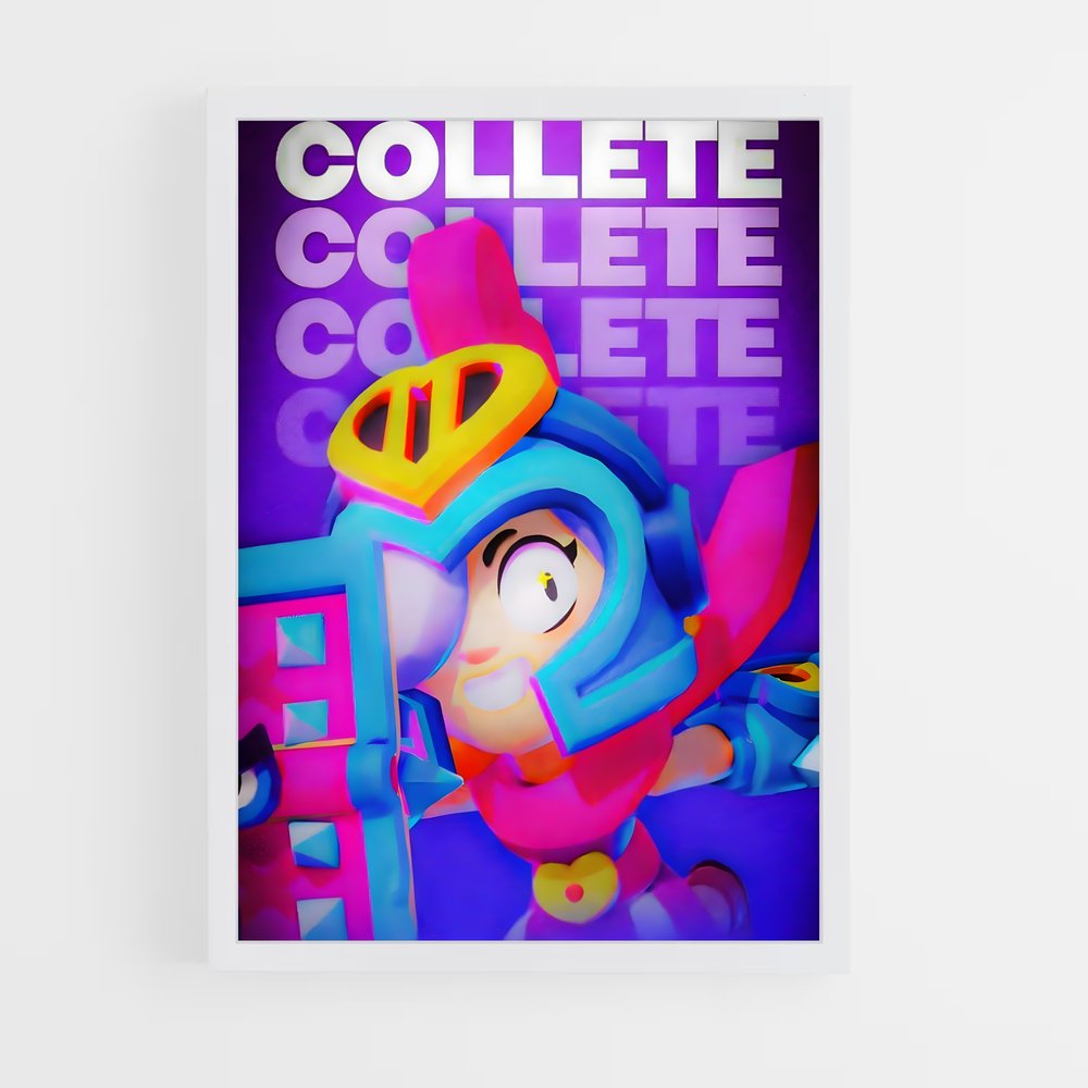 Poster Collette – affiche Brawl Star (vue 3)