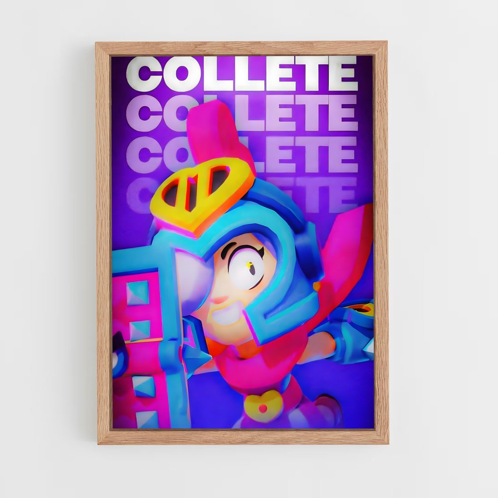 Poster Collette – affiche Brawl Star (vue 4)