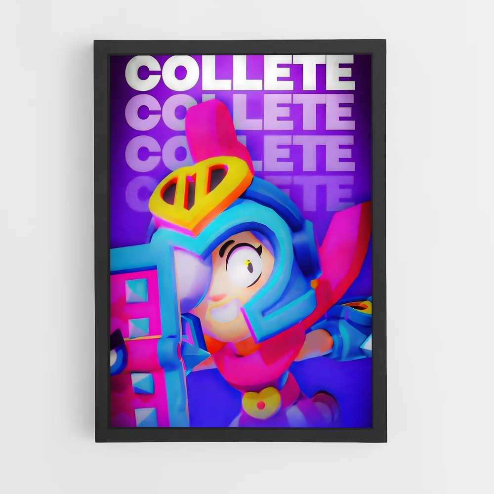 Poster Collette – affiche Brawl Star (vue 2)
