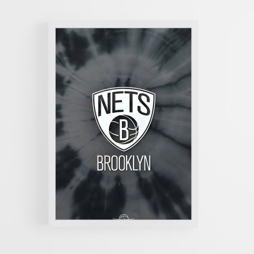 Poster Brooklyn Nets Logo – affiche Basketball (vue 3)