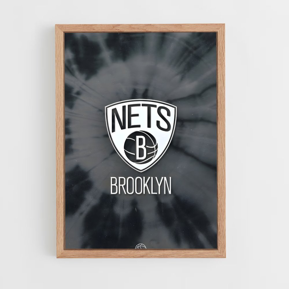 Poster Brooklyn Nets Logo – affiche Basketball (vue 4)