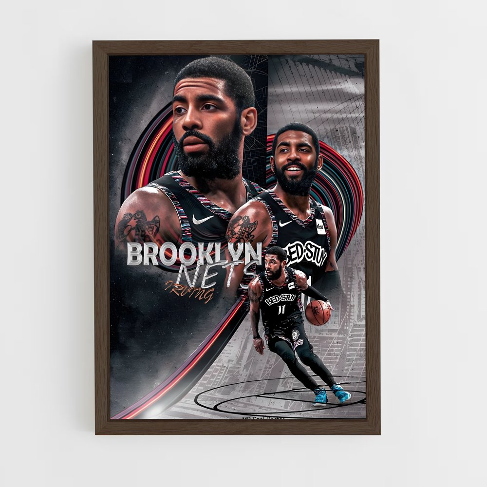 Poster Brooklyn Nets Irving – affiche Basketball (vue 5)