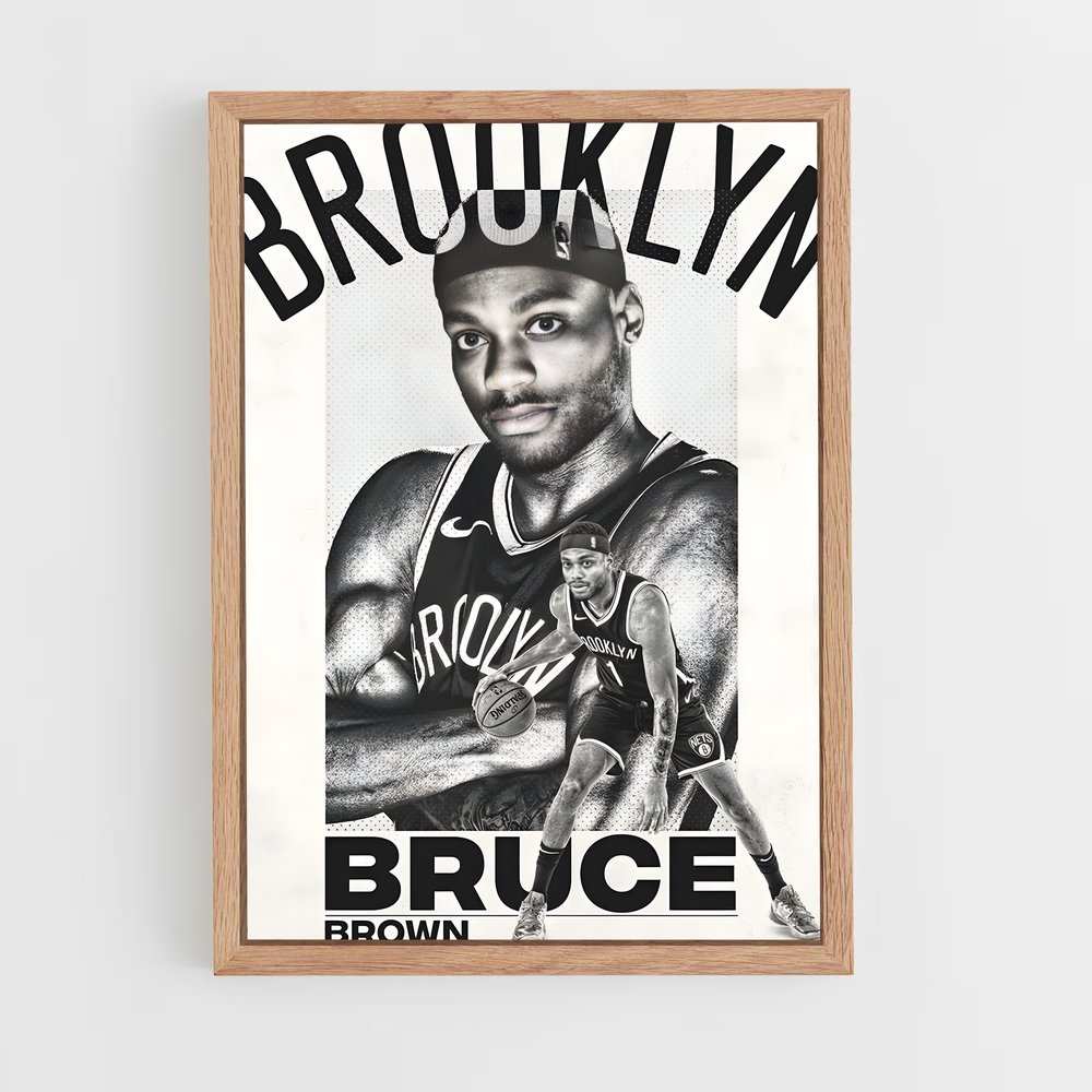 Poster Bruce Brown – affiche Basketball (vue 4)