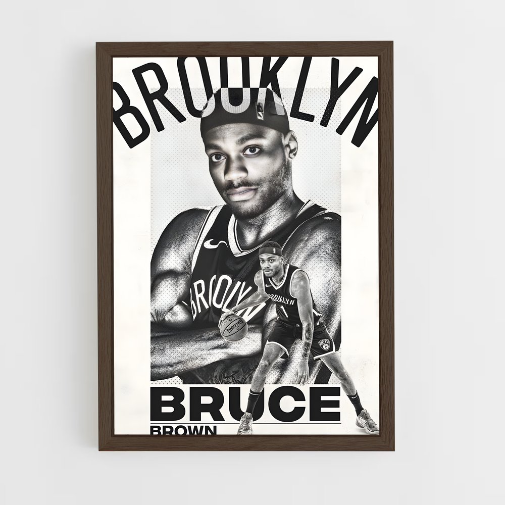 Poster Bruce Brown – affiche Basketball (vue 5)