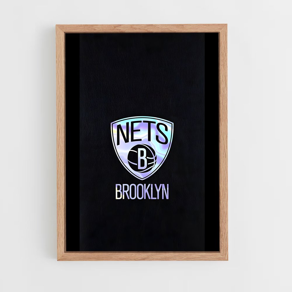 Poster Brooklyn Nets Brillant – affiche Basketball (vue 4)