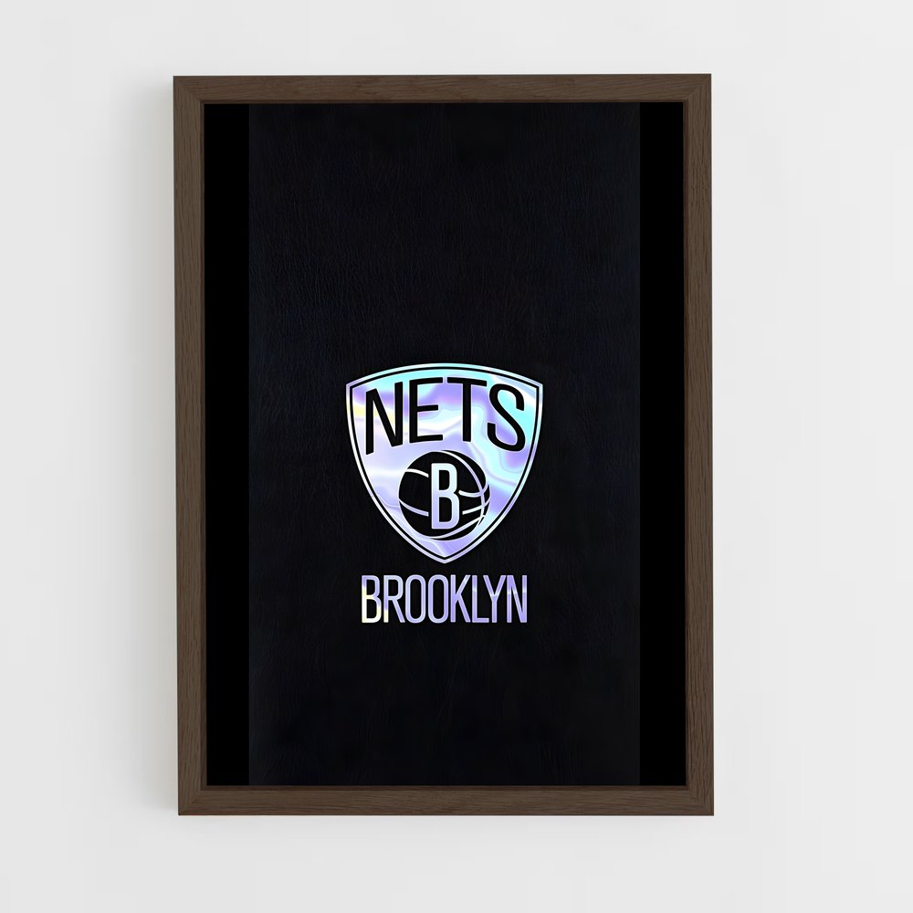 Poster Brooklyn Nets Brillant – affiche Basketball (vue 5)