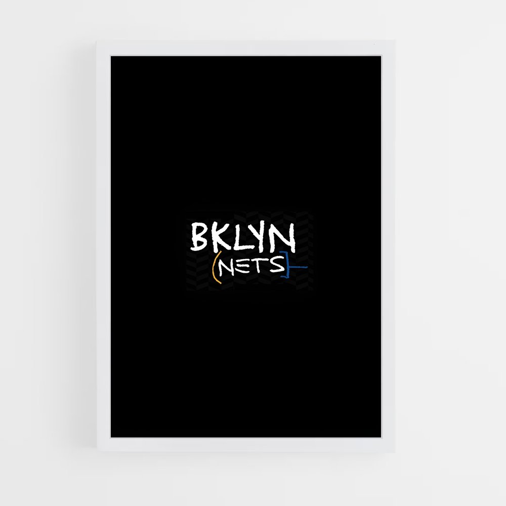 Poster Bklyn Nets – affiche Basketball (vue 3)