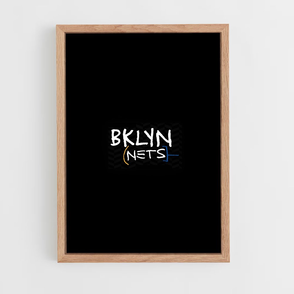 Poster Bklyn Nets – affiche Basketball (vue 4)