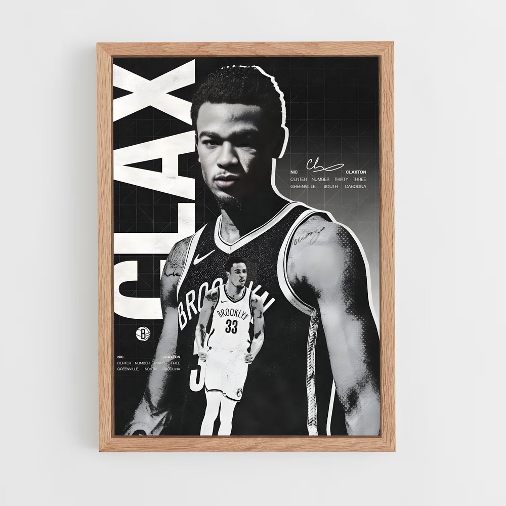 Poster Clax Brooklyn – affiche Basketball (vue 4)