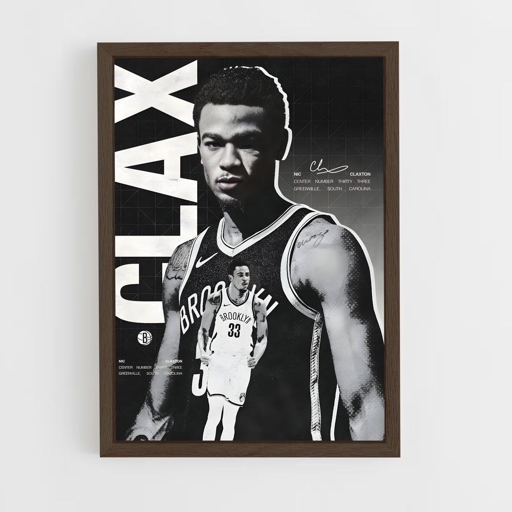 Poster Clax Brooklyn – affiche Basketball (vue 5)