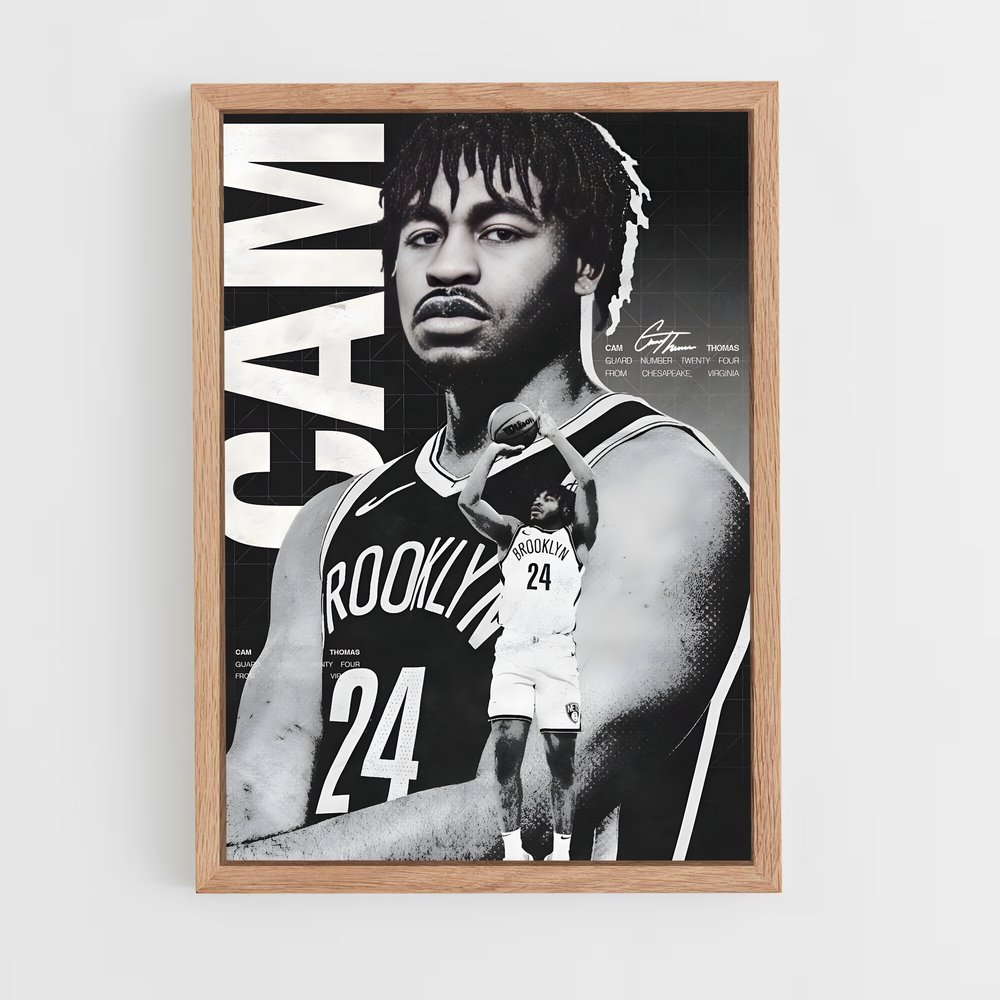 Poster Cam Brooklyn – affiche Basketball (vue 4)