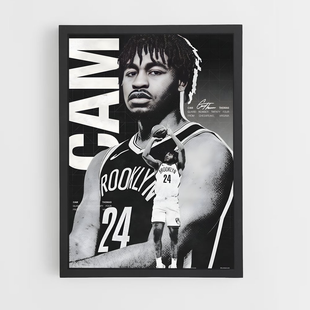Poster Cam Brooklyn – affiche Basketball (vue 2)