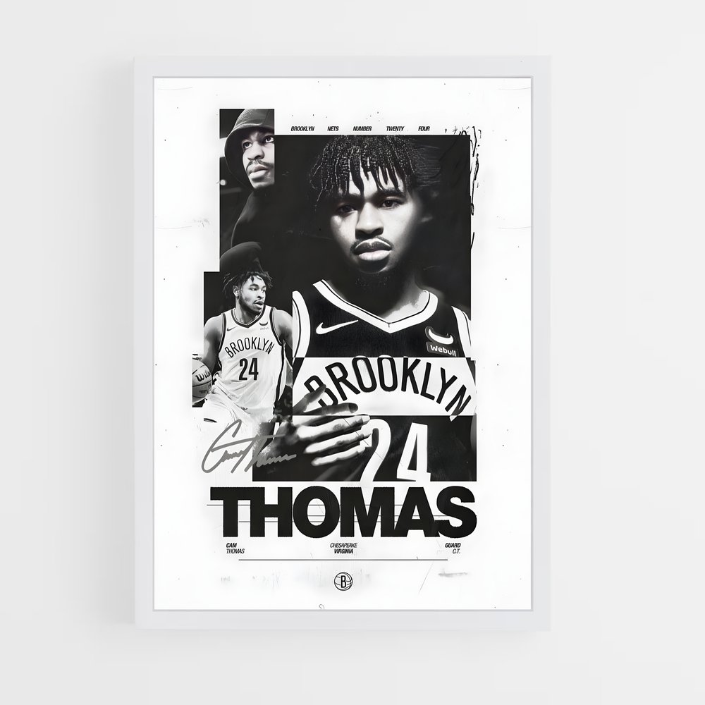 Poster Cameron Thomas – affiche Basketball (vue 3)