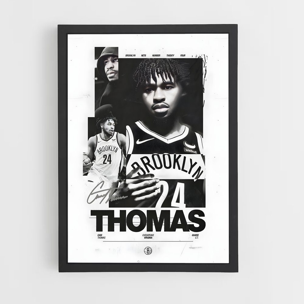 Poster Cameron Thomas – affiche Basketball (vue 2)