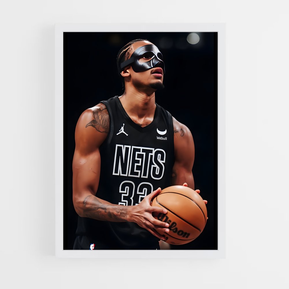 Poster Nicolas Claxton – affiche Basketball (vue 3)