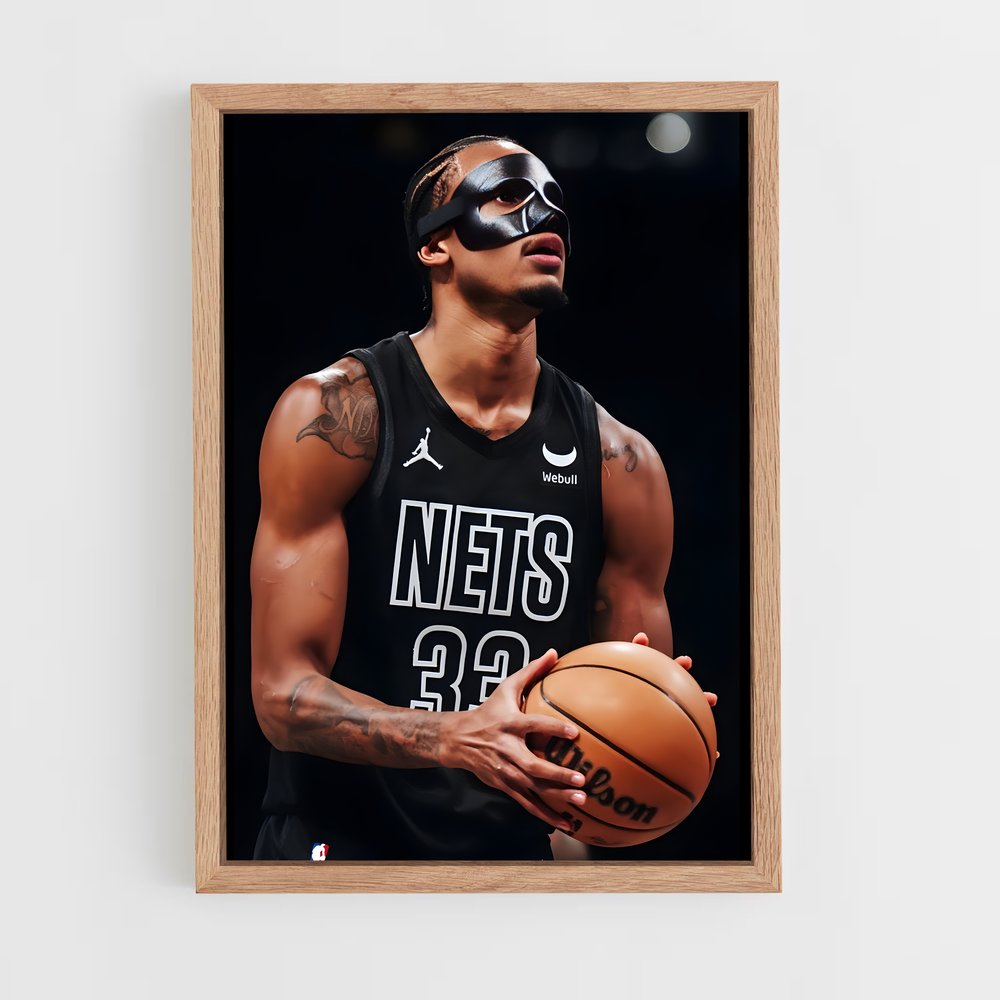 Poster Nicolas Claxton – affiche Basketball (vue 4)