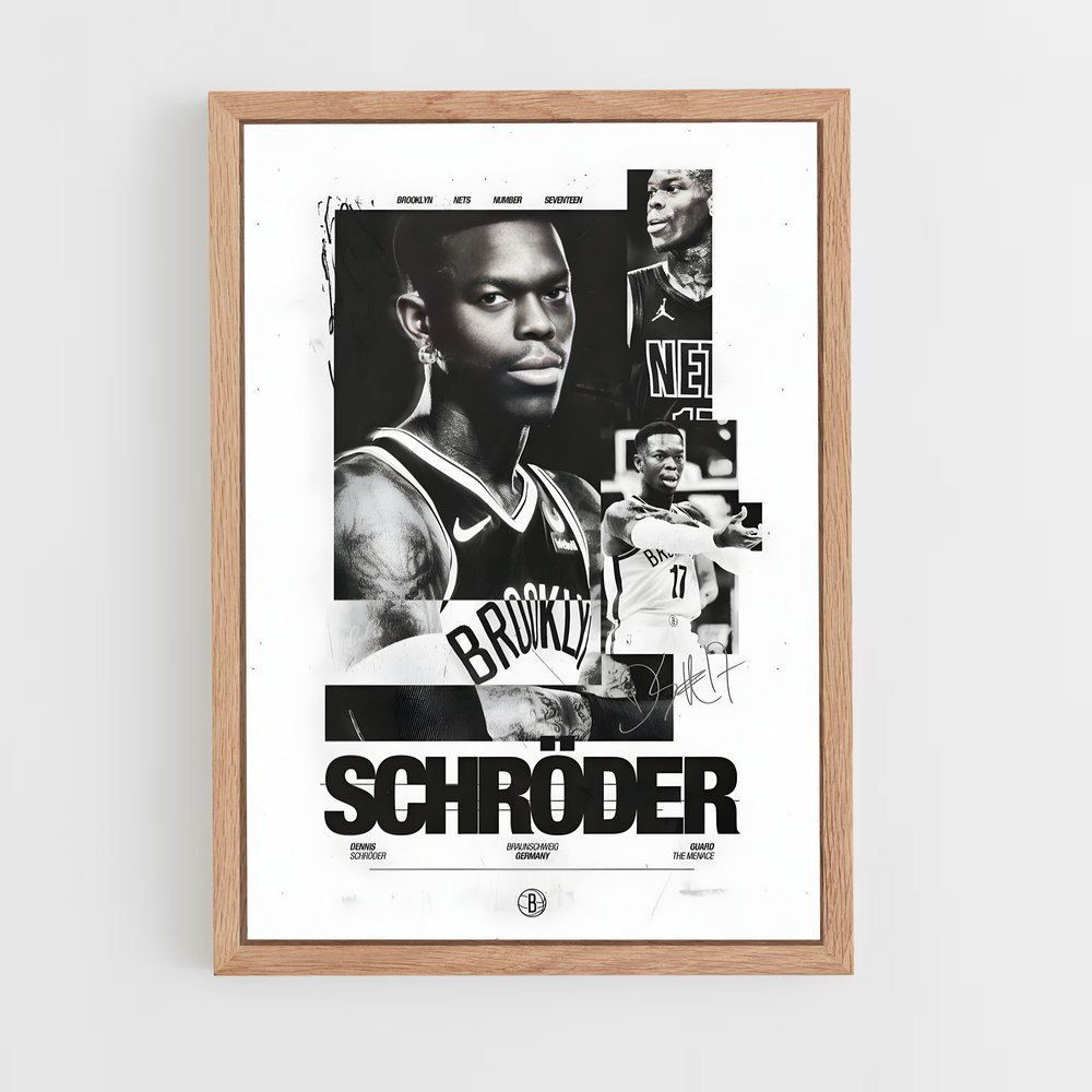 Poster Schröder – affiche Basketball (vue 4)