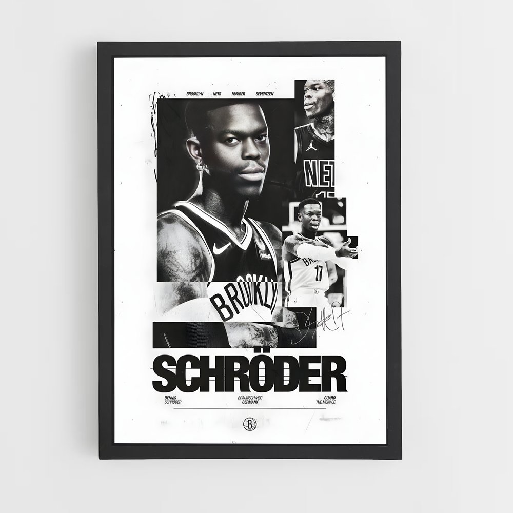 Poster Schröder – affiche Basketball (vue 2)