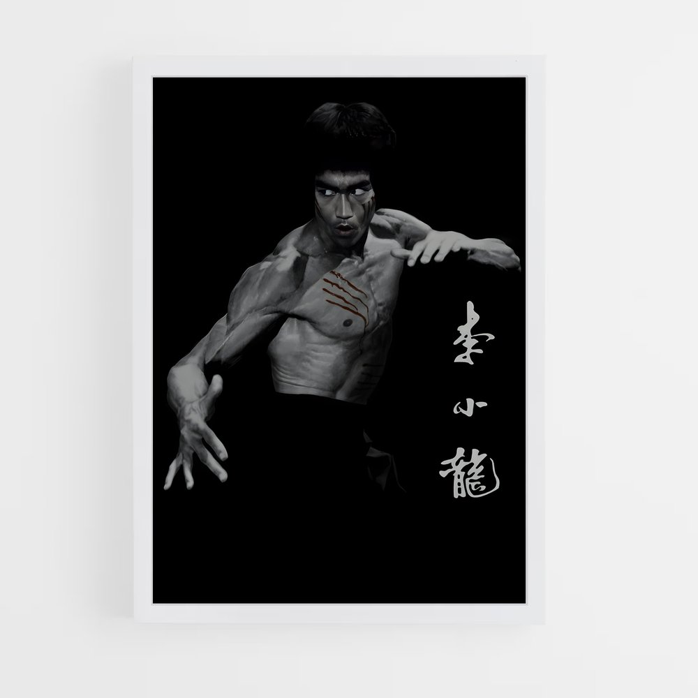 Poster Bruce Lee Griffe (vue 3)